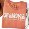 Personalized Grandma Shirt with Grandkids Names - Floral Mimi Gigi Tee 6 Personalized Grandma Shirt with Grandkids Names - Floral Mimi Gigi Tee 6