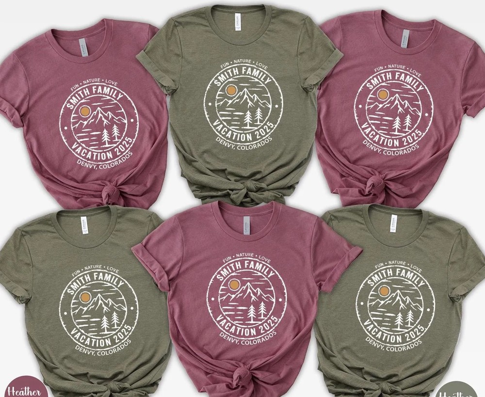 Personalized Mountain Vacation Tee - Custom Family Camping Shirt 5 Personalized Mountain Vacation Tee - Custom Family Camping Shirt