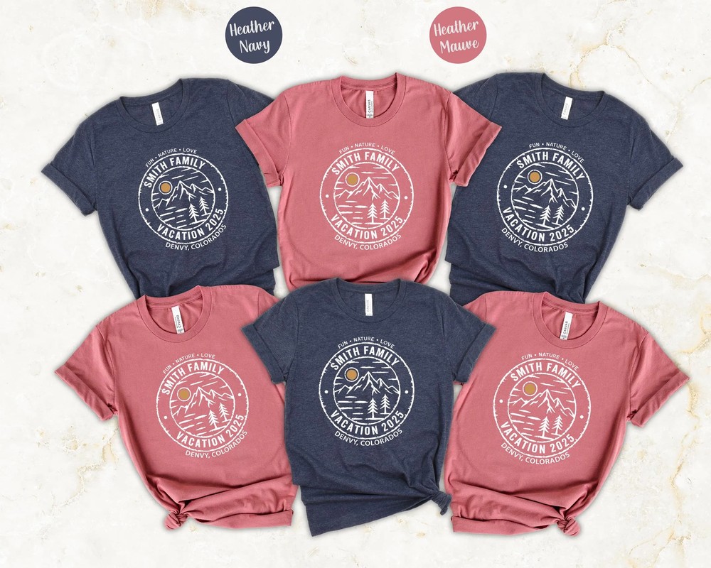 Personalized-Mountain-Vacation-Tee-Custom-Family-Camping-Personalized-Mountain-Vacation-Tee-Custom-Family-Camping-Shirt-2 Personalized Mountain Vacation Tee - Custom Family Camping Shirt 1