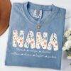 Personalized Nana Floral Shirt - Grandma Gigi Kids Names Gift 2 Personalized Nana Floral Shirt - Grandma Gigi Kids Names Gift 2