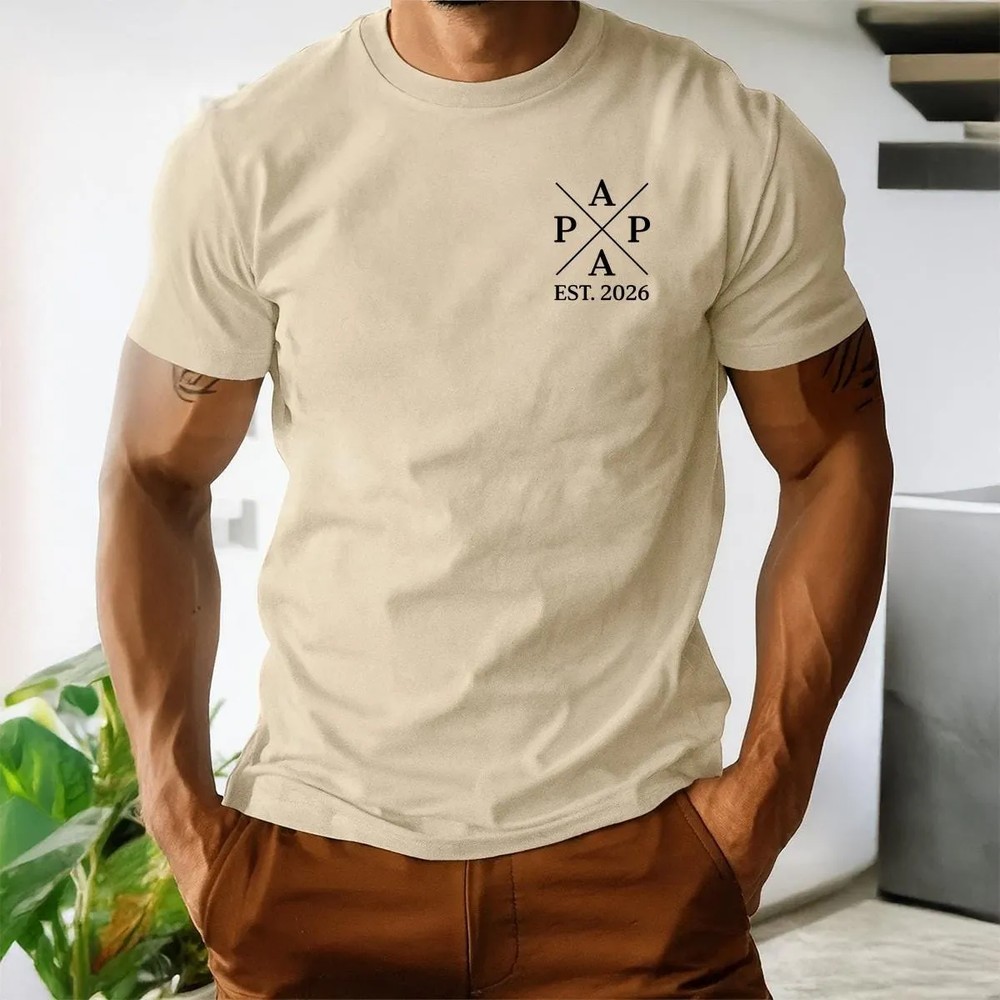 Personalized-mens-t-shirt-for-dad-with-childrens-names-and-birth-years-as-a-Fathers-Day-gift-2 Personalized men's t-shirt for dad with children's names and birth years as a Father's Day gift 1