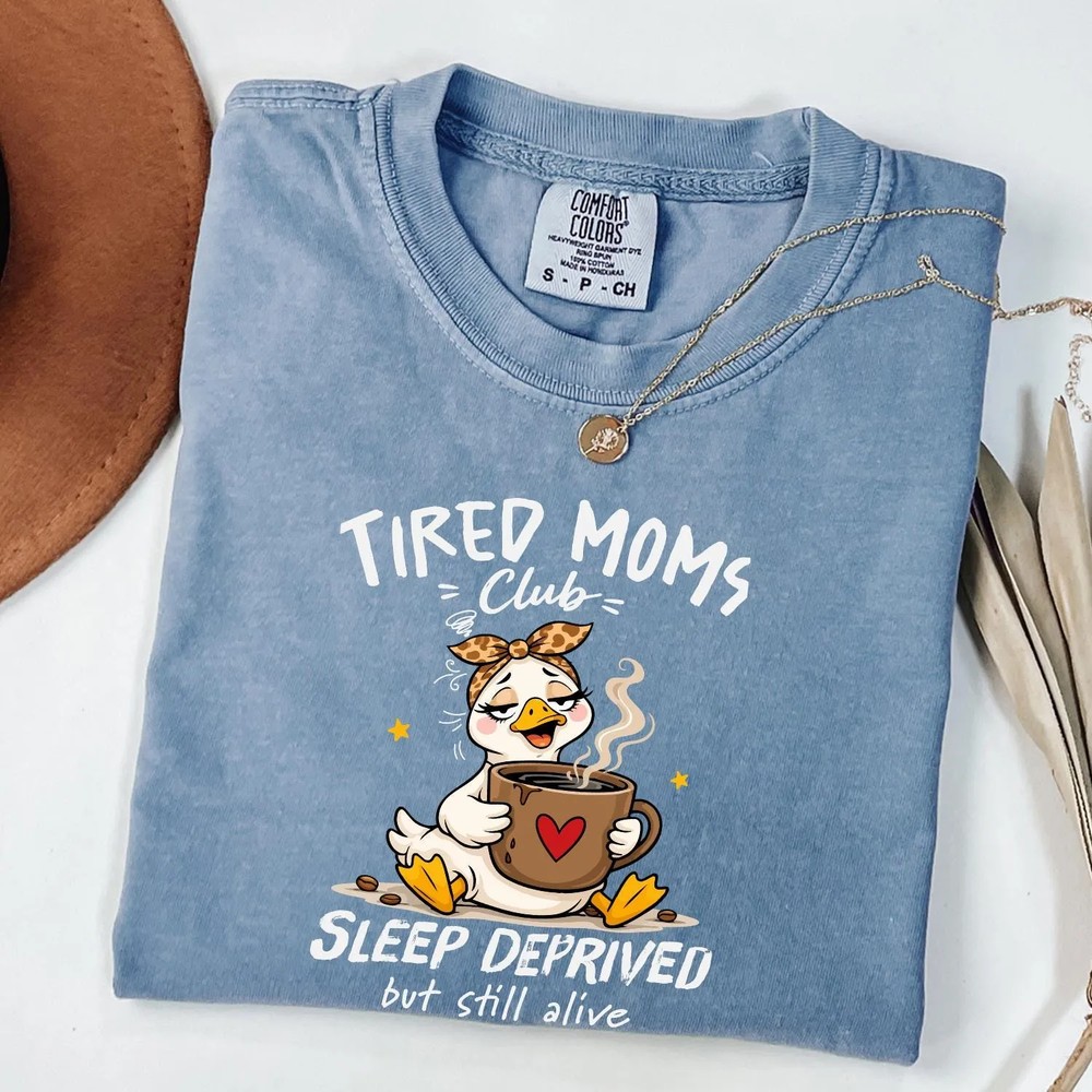 Tired Moms Club Shirt - Sleep Deprived Mom Tee - Coffee Lover Gift 6 Tired Moms Club Shirt - Sleep Deprived Mom Tee - Coffee Lover Gift