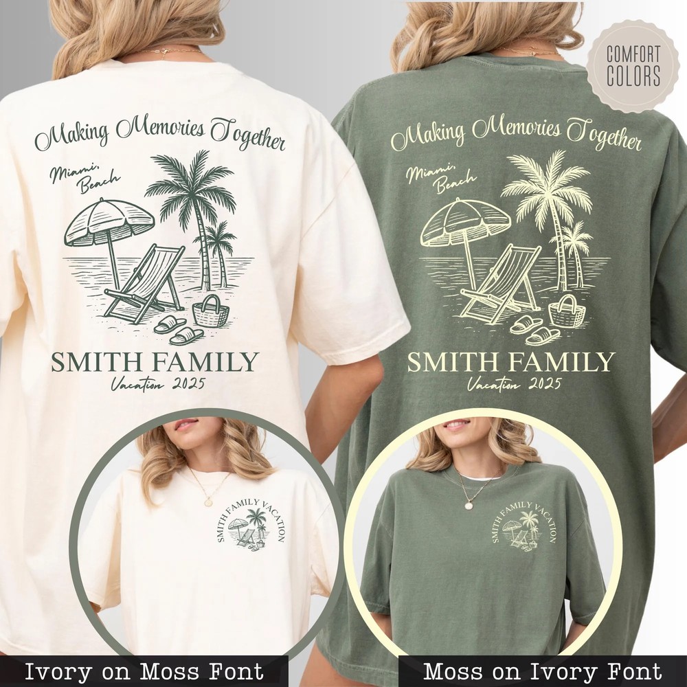 Comfort Colors® Family Beach Trip - Island Tropical Vacation Tee 7 Comfort Colors® Family Beach Trip - Island Tropical Vacation Tee