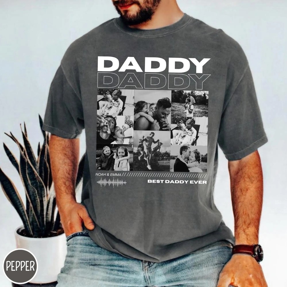 Custom Photo Dad Shirt - Personalized Comfort Colors® Tee 6 Custom Photo Dad Shirt - Personalized Comfort Colors® Tee