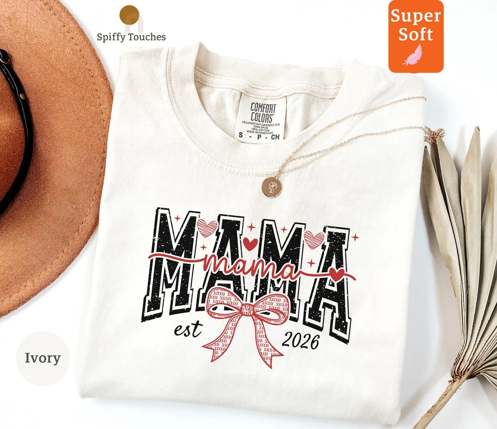 Personalized Mama Est Year Shirt - Custom Comfort Colors® Tee 6 Personalized Mama Est Year Shirt - Custom Comfort Colors® Tee